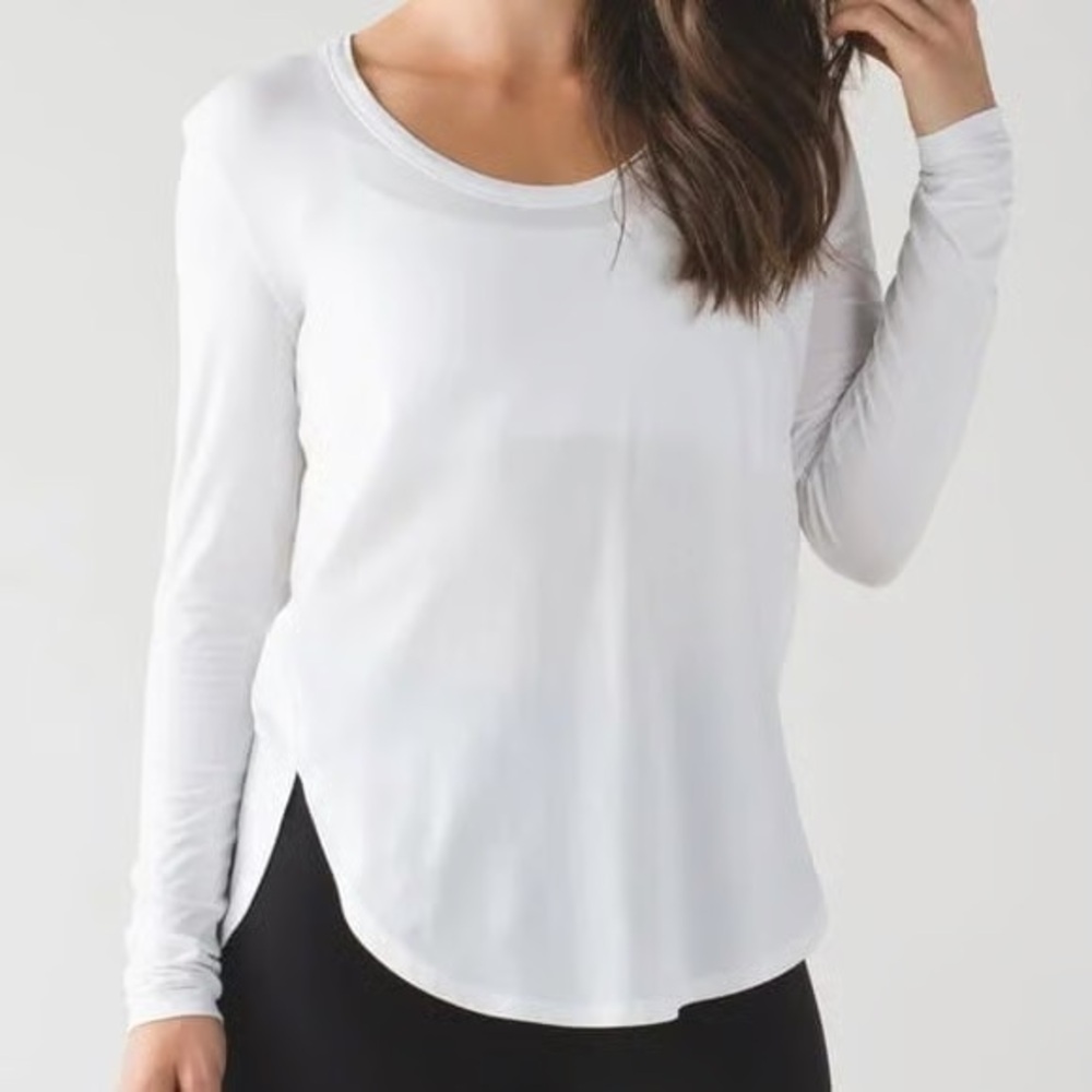 Wilfred Free White Long Sleeve Top